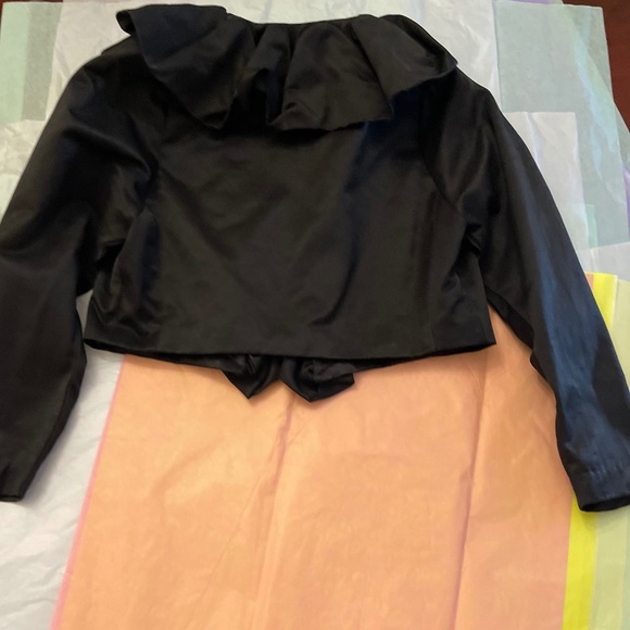 NWT! RYU For Anthropologie Ruffle Front Cardigan SMALL Cropped - Picture 12 of 13